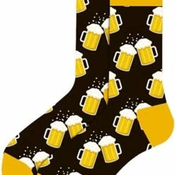 Merkloos Vrolijke Sokken Bier Maat 40 - 45