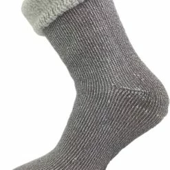 SQOTTON 2 Paar Merinowollen Huissokken - Sloffen - Bruin-Blauw - Maat 39-42 -Beenmode Verkoop 550x812