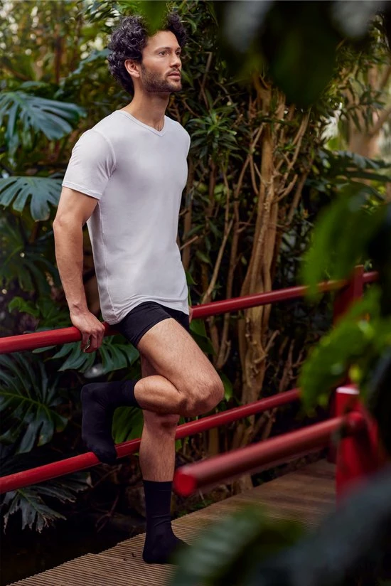 Bamboo Essentials - Bamboe Sokken Heren 39 42 - Sokken Dames Maat 39 42 - 12 Paar - Zwart Navy Antraciet Groen - Lange Sokken - Kousen Heren Sokken - Kousen Dames Sokken - Anti Zweet - Duurzaam 5 Bamboo Essentials - Bamboe Sokken Heren 39 42 - Sokken Dames Maat 39 42 - 12 Paar - Zwart Navy Antraciet Groen - Lange Sokken - Kousen Heren Sokken - Kousen Dames Sokken - Anti Zweet - Duurzaam - Afbeelding 3