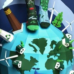 Many Mornings Sokken Save The Planet 2 - Unisex - Maat: 39-42 -Beenmode Verkoop 550x825 72